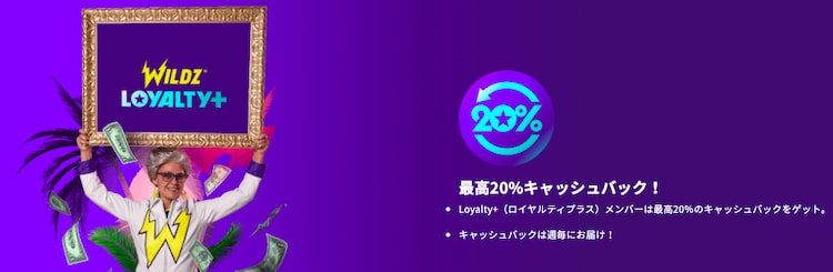 Wildz casino - VIPプログラム